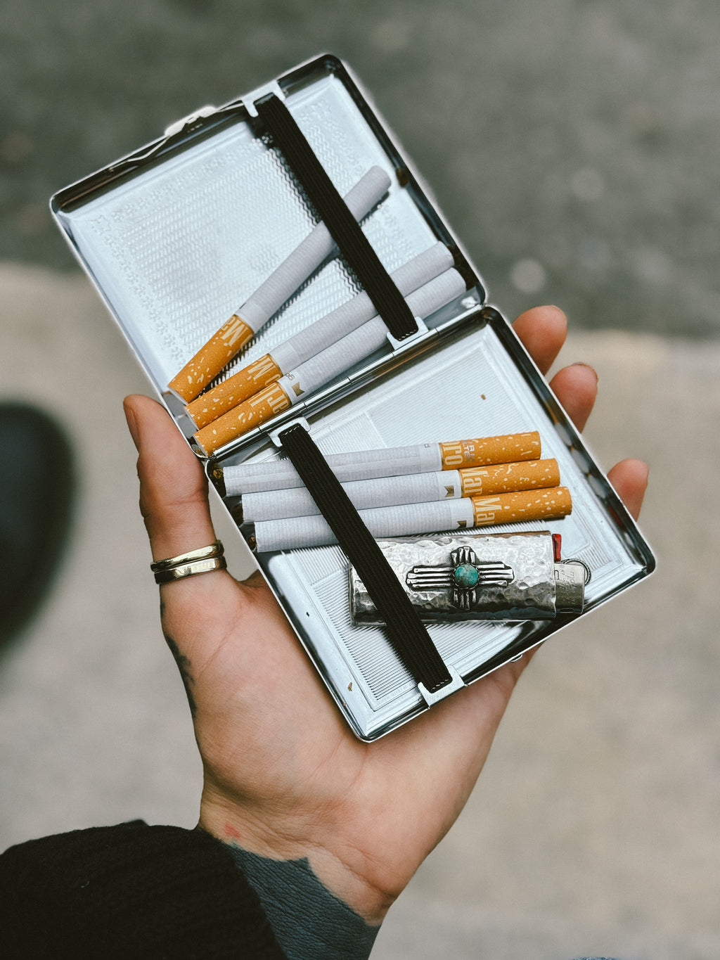 X Lighter Case | 925 Silver