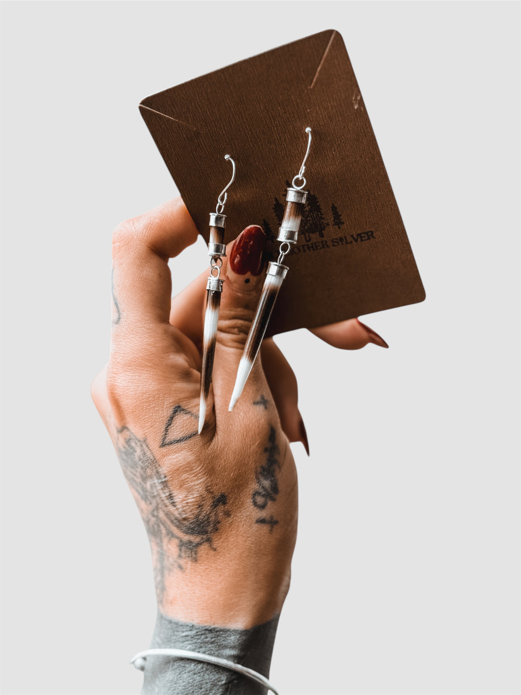 YELLOWSTONE | Porcupine Quill Earrings | 925 Silver