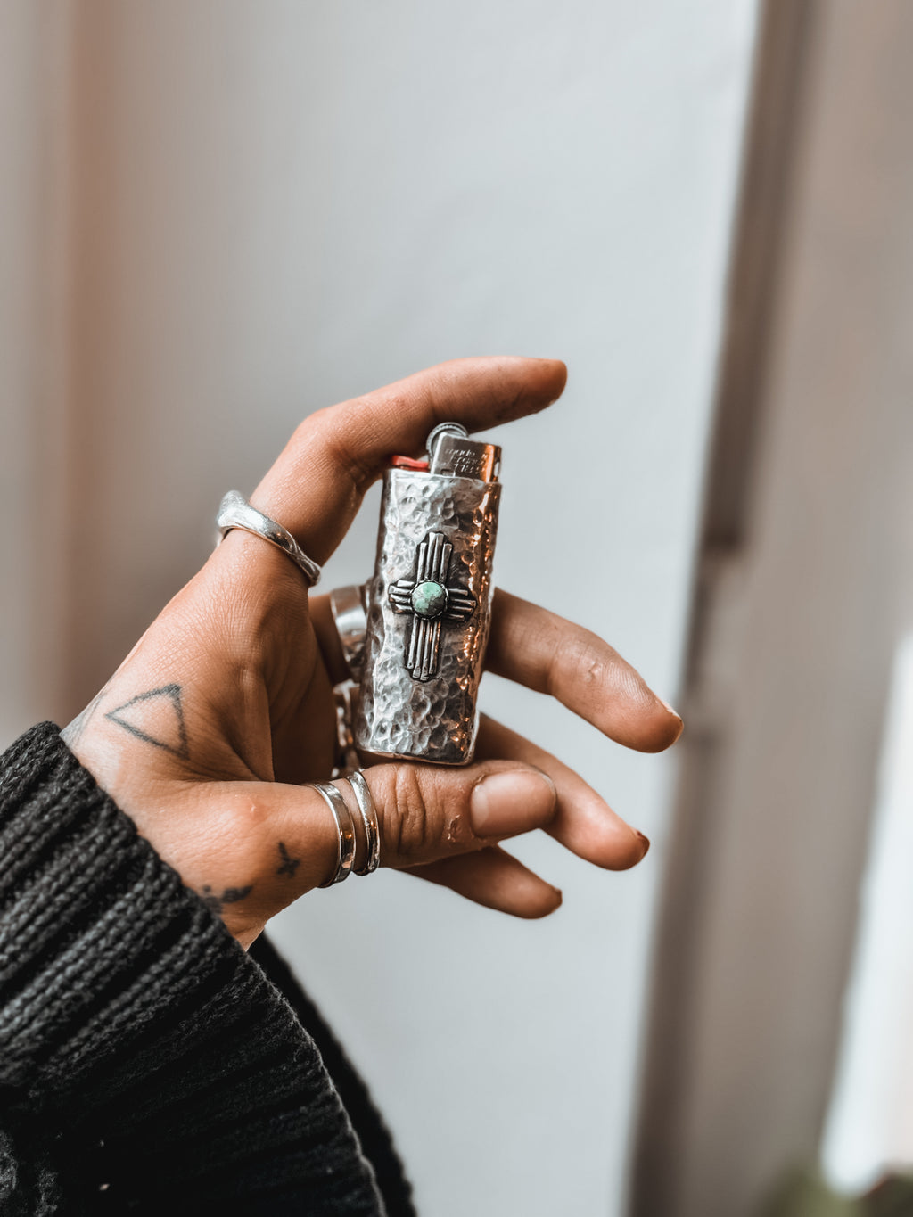 X Lighter Case | 925 Silver