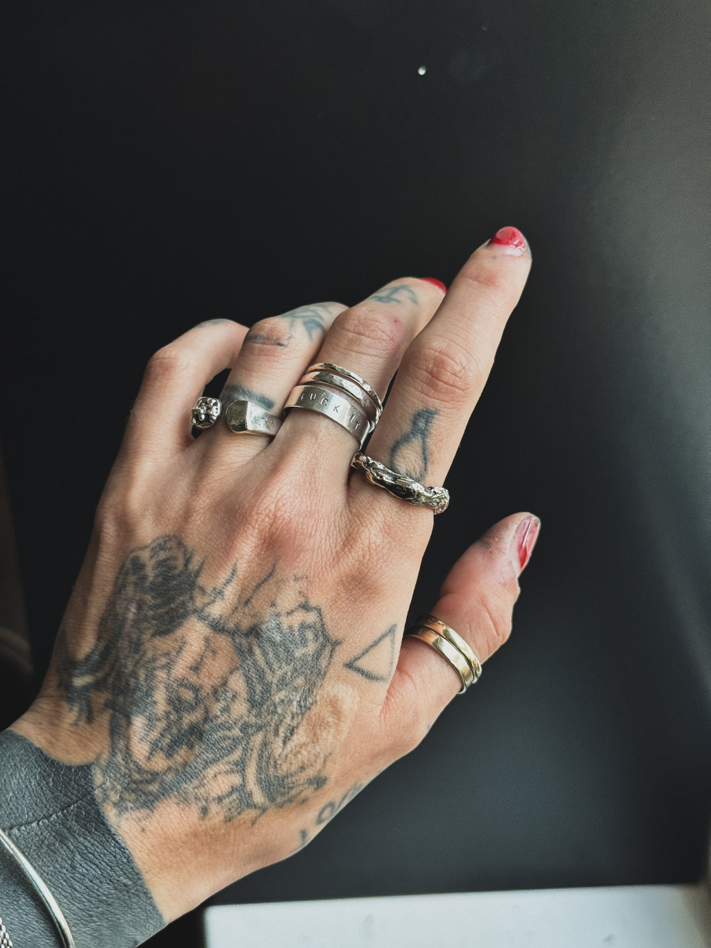 LAVA Ring | Solid Cast 925 Silver