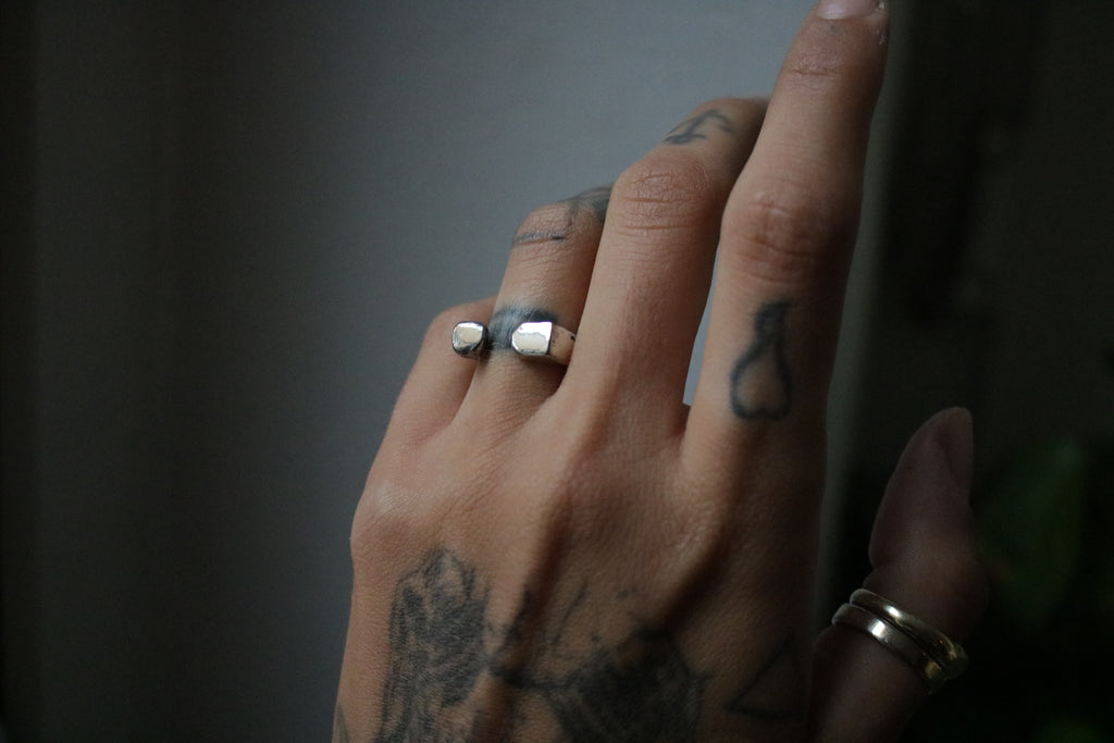 BRUT \(\Lambda \) Ring | 925 Silver