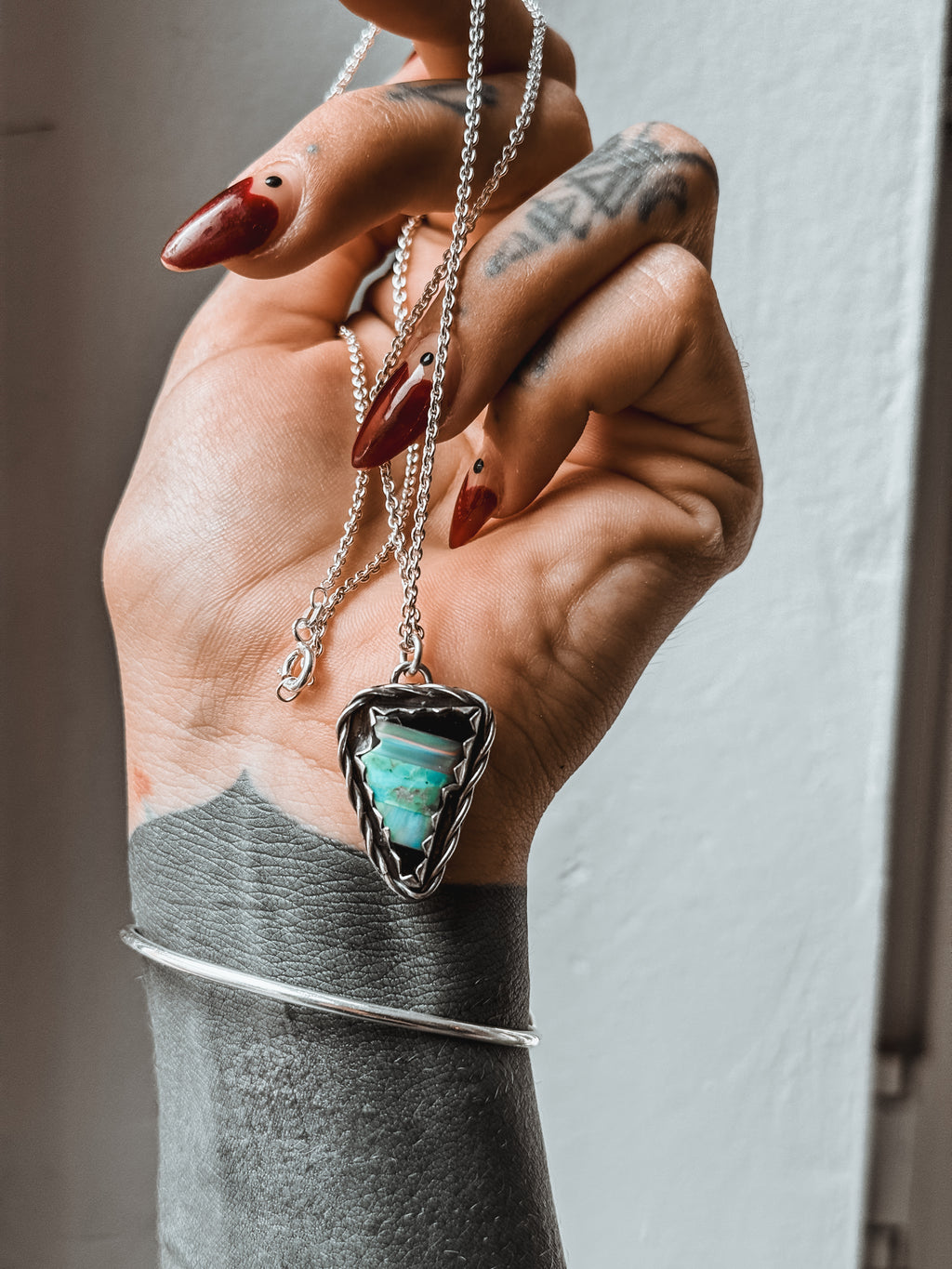 STORM Opal & Turquoise Necklace | 925 Silver