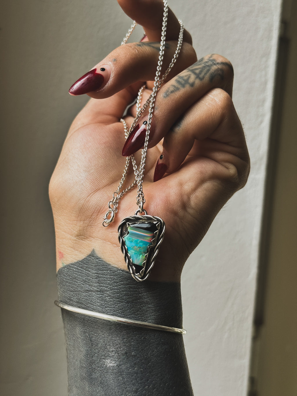 STORM Opal & Turquoise Necklace | 925 Silver