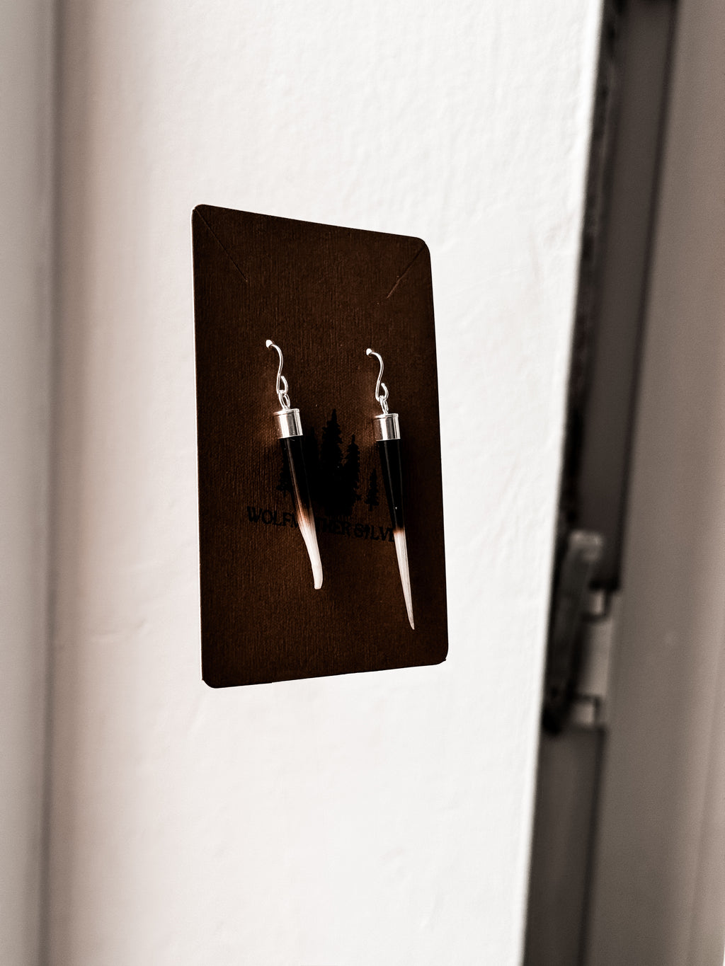 YELLOWSTONE II Porcupine Quill Earrings | 925 Silver